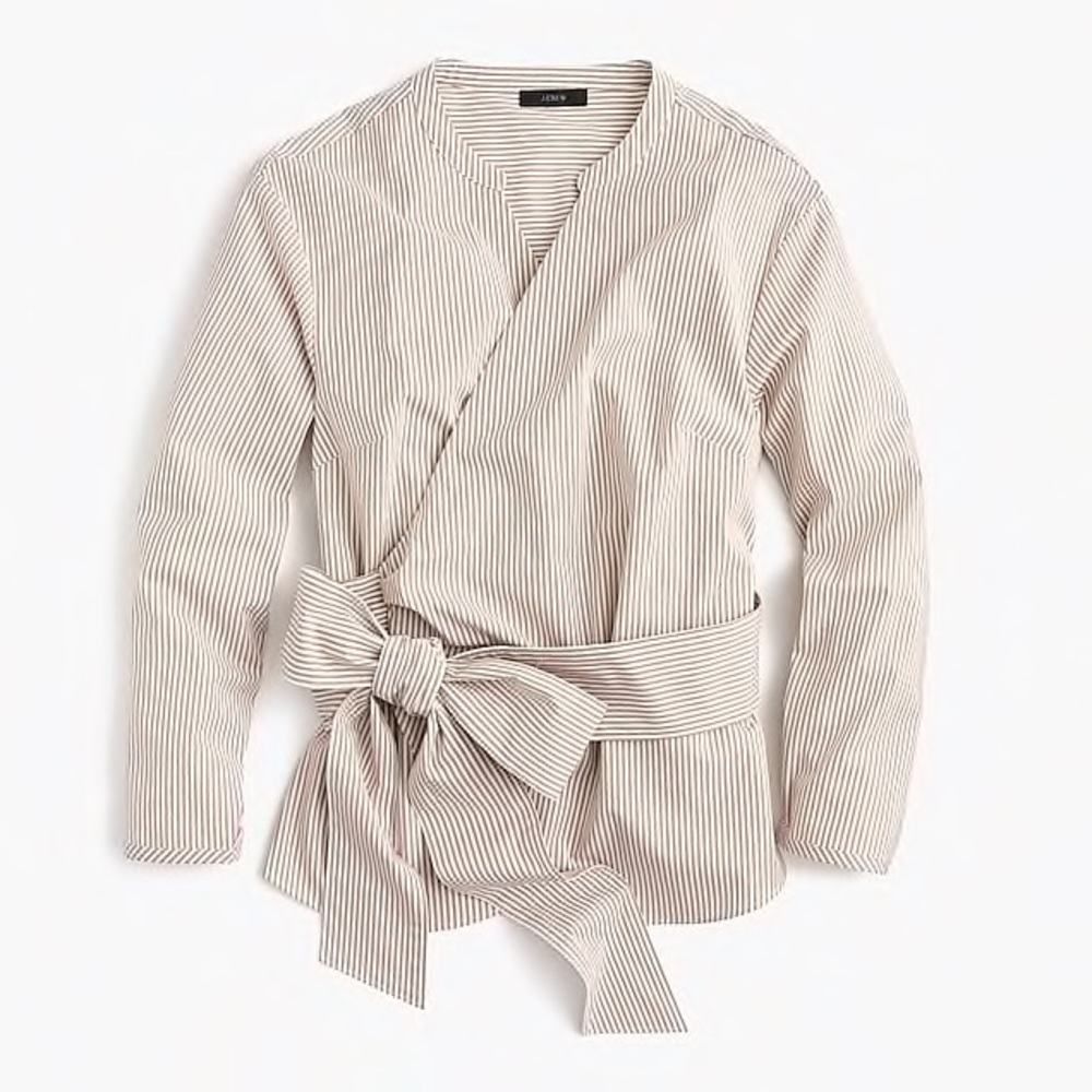 J. Crew wrap top